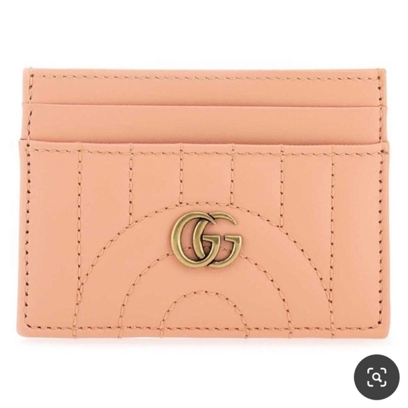 Gucci Card Holder with Gold Logo - amazing condition!! - authentic - Picture 1 of 12